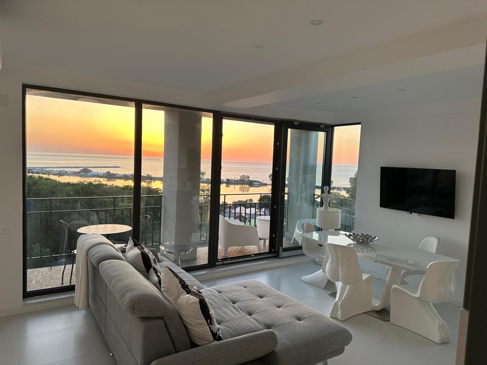 Appartement Donna Alba Seaview Penthouse, Casa Ta De Pe Plaja à Neptun Extérieur photo